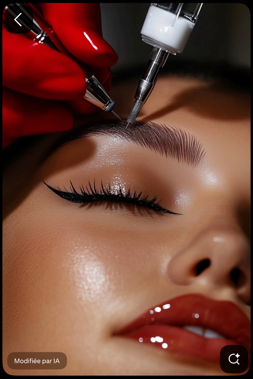 Microblading sourcils